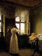 Georg Friedrich Kersting At the Mirror oil painting